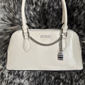 NWT GUESS Cream Purse with Chain Accent